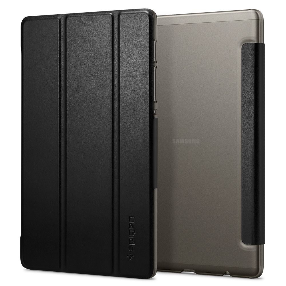 Pokrowiec etui Spigen Smart Fold czarne SAMSUNG Galaxy Tab A7 Lite 8.4 / 10