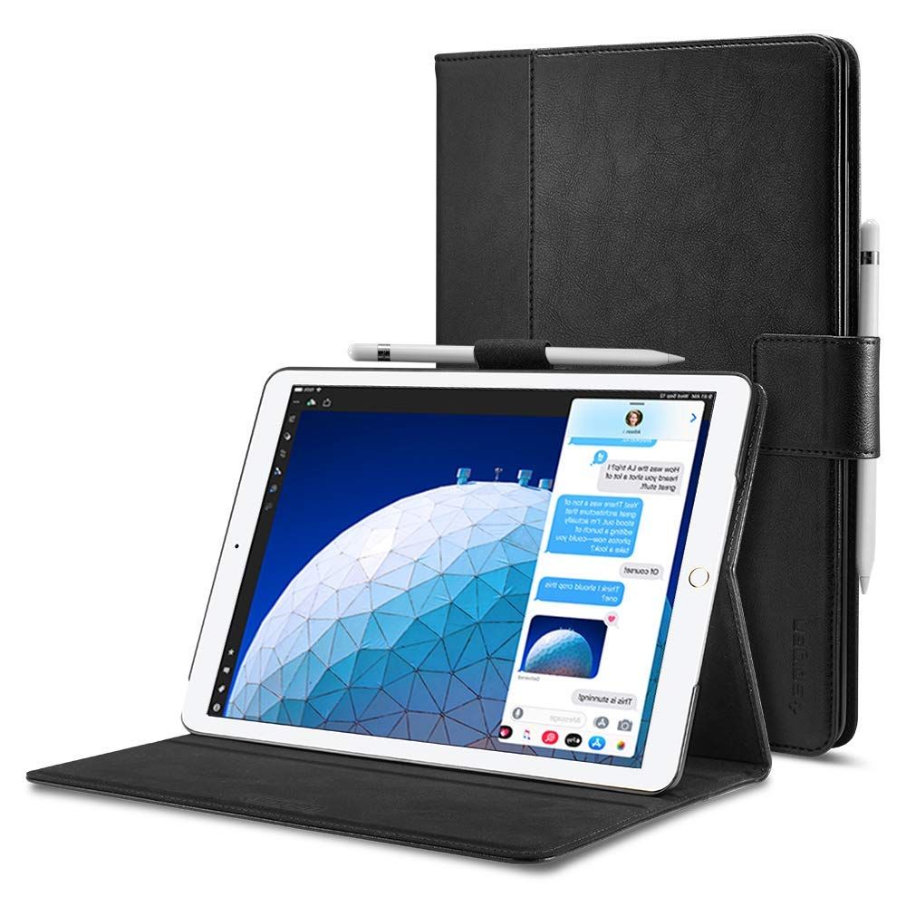 Pokrowiec etui Spigen Stand Folio Czarne APPLE iPad Air 3 2019