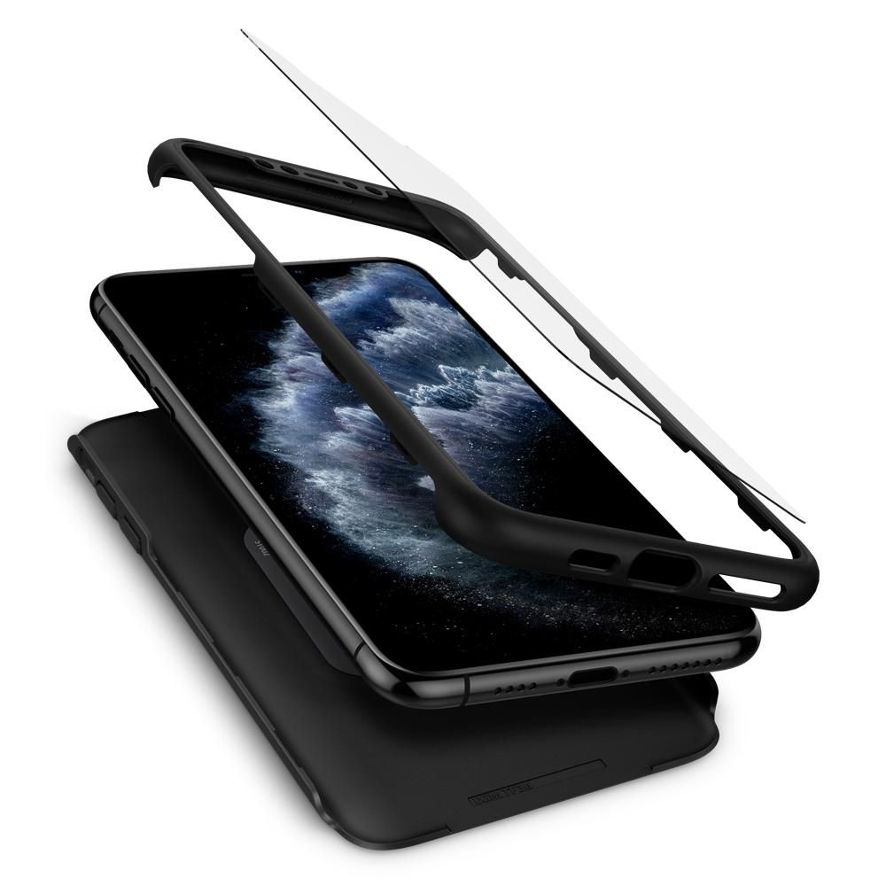 Pokrowiec etui Spigen Thin Fit 360 Czarne APPLE iPhone 11 Pro Max / 5