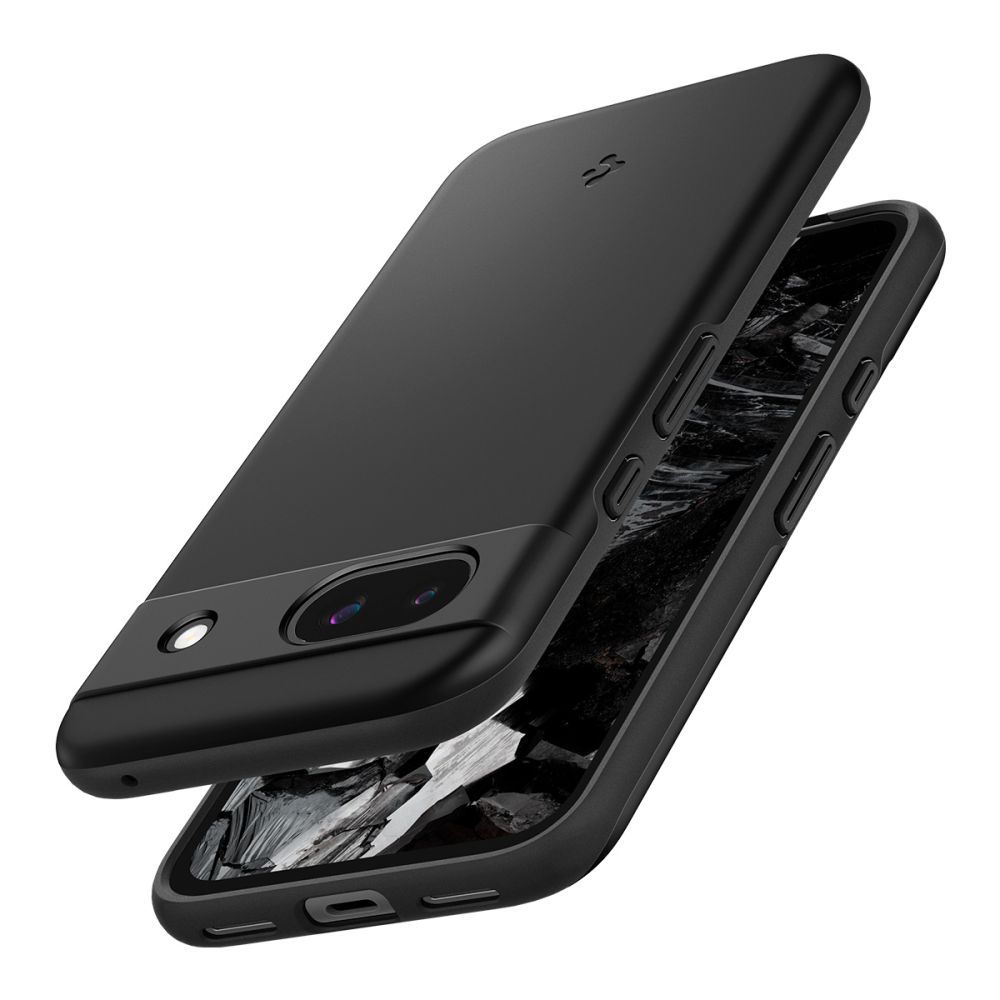 Pokrowiec etui Spigen Thin Fit czarne Google Pixel 8a / 12