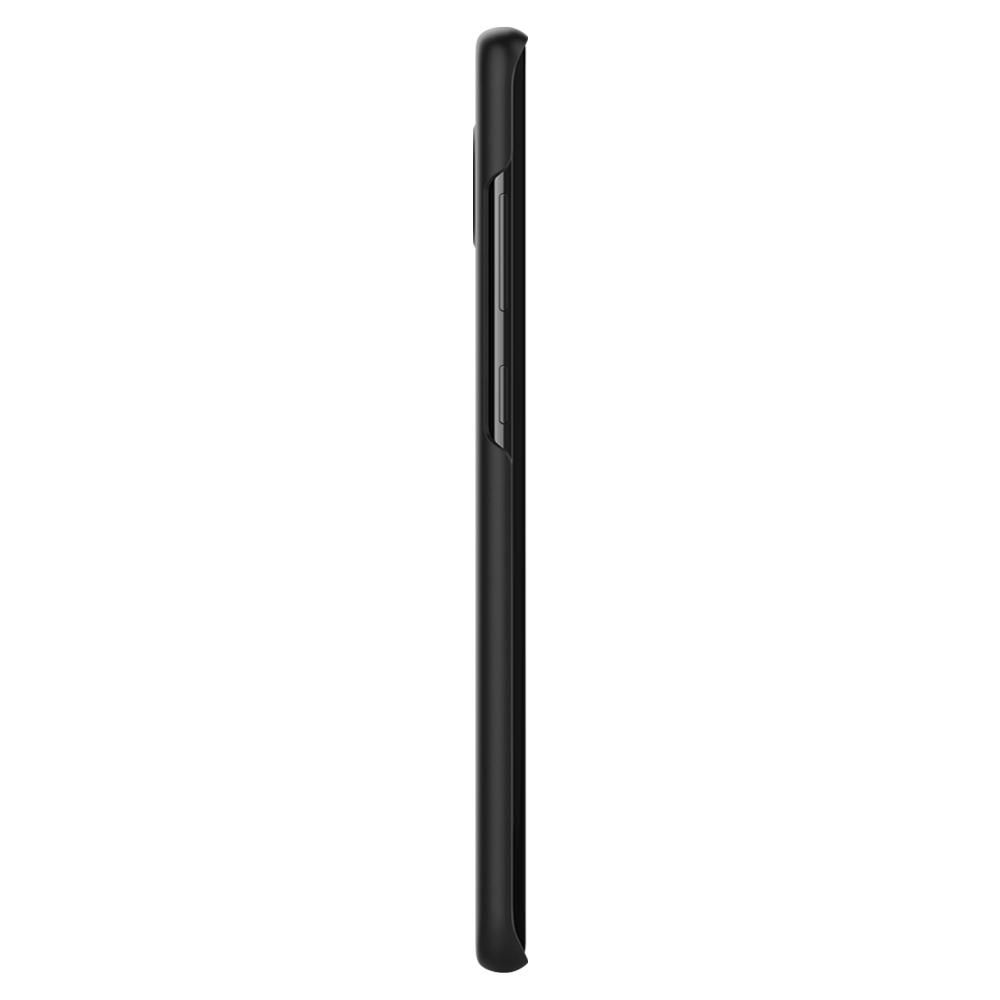 Pokrowiec etui Spigen Thin Fit Czarne SAMSUNG Galaxy A52 / 5