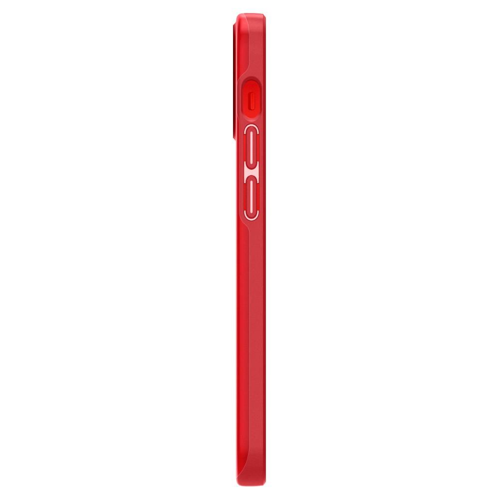 Pokrowiec etui Spigen Thin Fit czerwone APPLE iPhone 12 Mini / 4