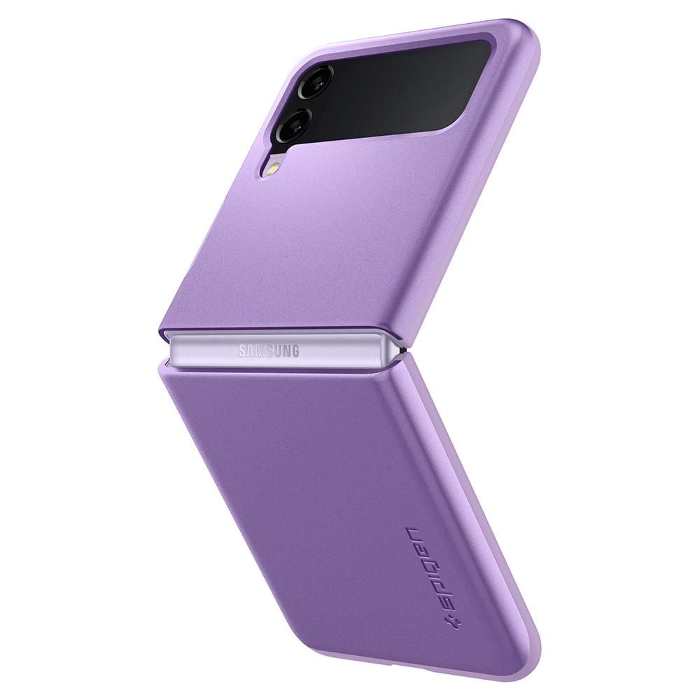 Pokrowiec etui Spigen Thin Fit Galaxy Shiny lavender SAMSUNG Galaxy Z Flip 3