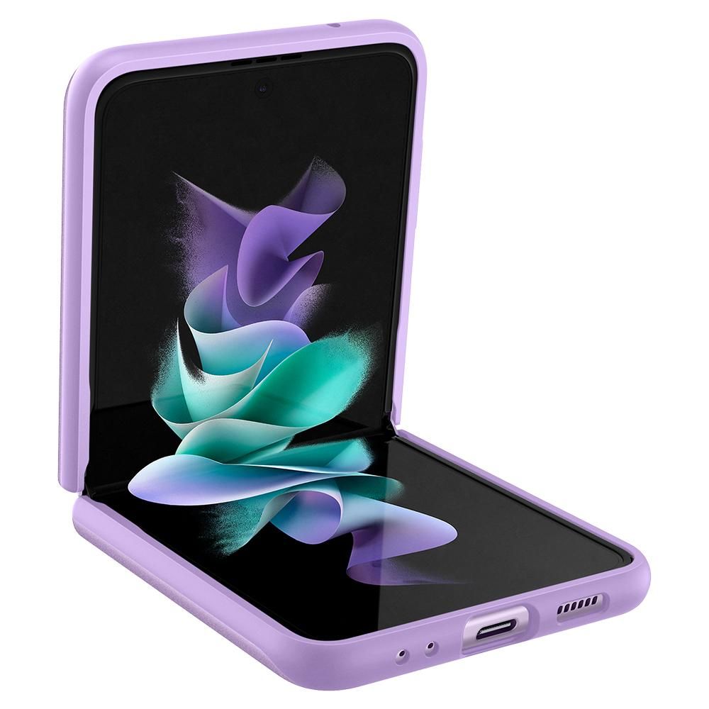 Pokrowiec etui Spigen Thin Fit Galaxy Shiny lavender SAMSUNG Galaxy Z Flip 3 / 4