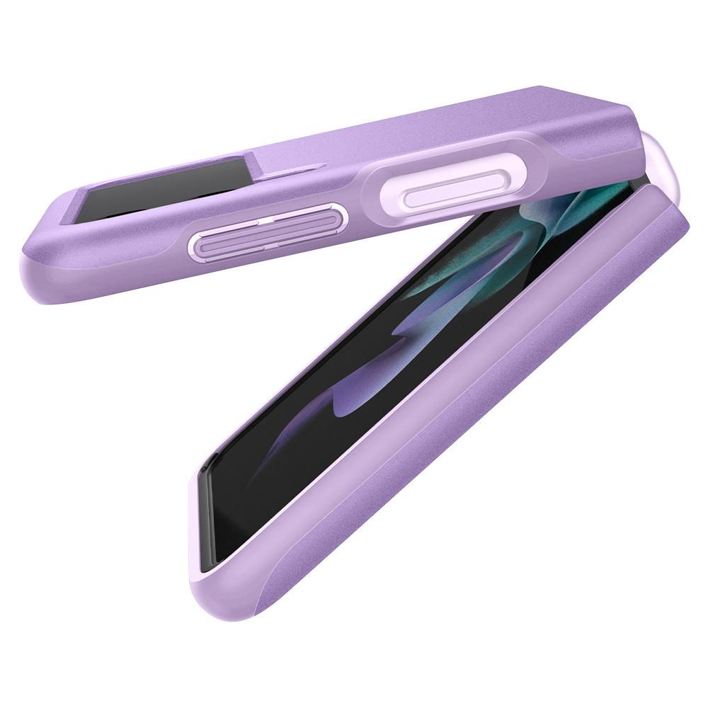 Pokrowiec etui Spigen Thin Fit Galaxy Shiny lavender SAMSUNG Galaxy Z Flip 3 / 5