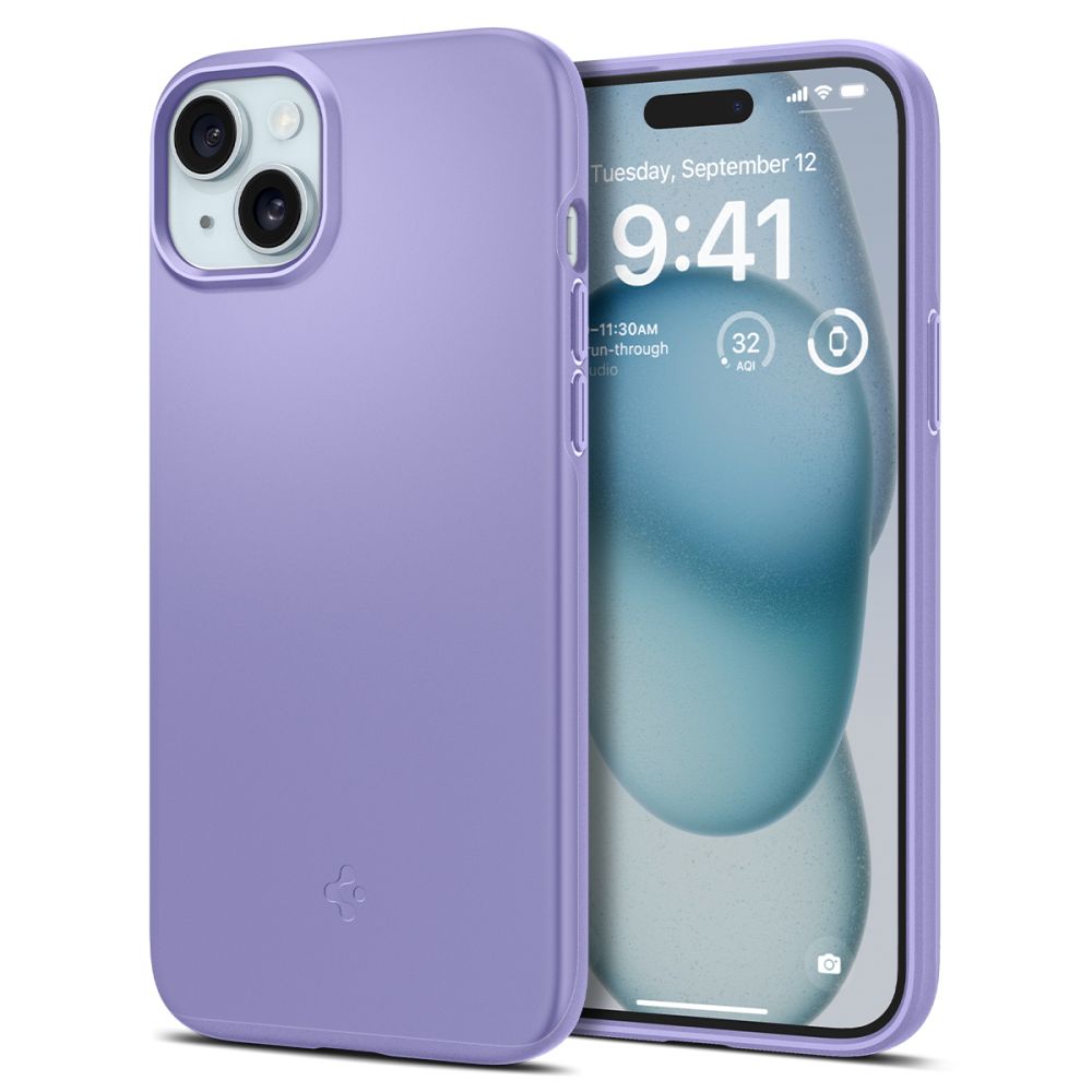 Pokrowiec etui Spigen Thin Fit Iris purple APPLE iPhone 15