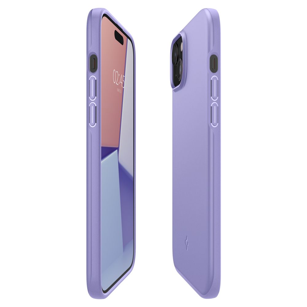 Pokrowiec etui Spigen Thin Fit Iris purple APPLE iPhone 15 / 8