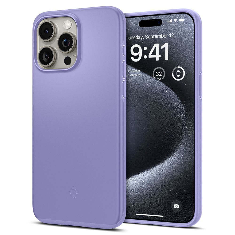 Pokrowiec etui Spigen Thin Fit Iris purple APPLE iPhone 15 Pro