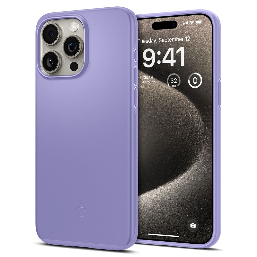Pokrowiec etui Spigen Thin Fit Iris purple APPLE iPhone 15 Pro Max