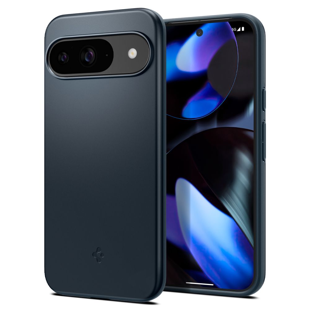 Pokrowiec etui Spigen Thin Fit Metal slate Google Pixel 9