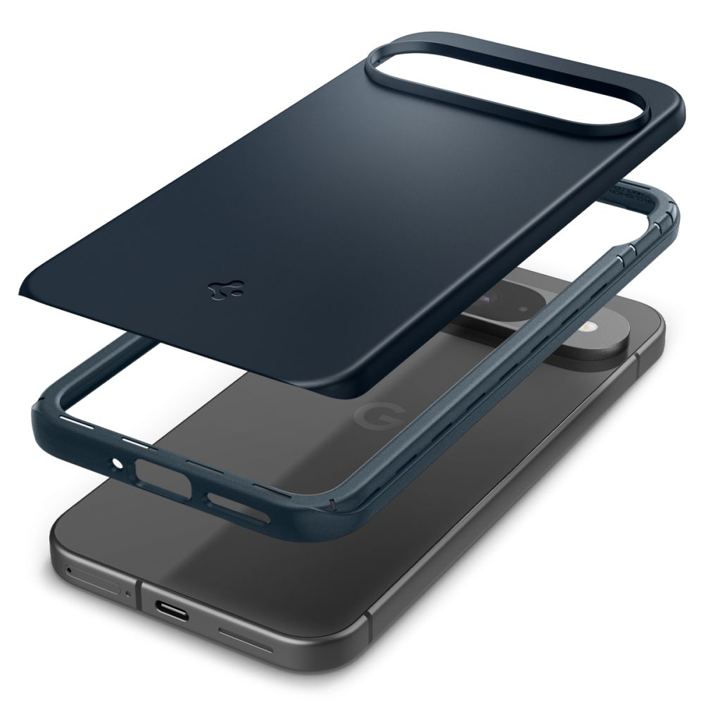 Pokrowiec etui Spigen Thin Fit Metal slate Google Pixel 9 / 8