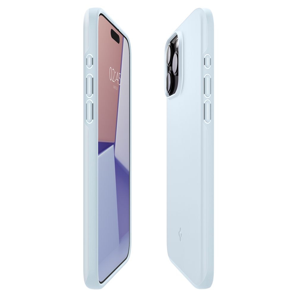 Pokrowiec etui Spigen Thin Fit Mute niebieskie APPLE iPhone 15 Pro Max / 8