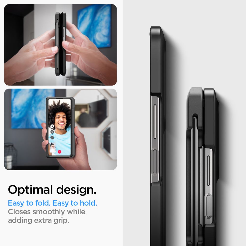 Pokrowiec etui Spigen Thin Fit Pen czarne SAMSUNG Galaxy Z Fold 5 / 4