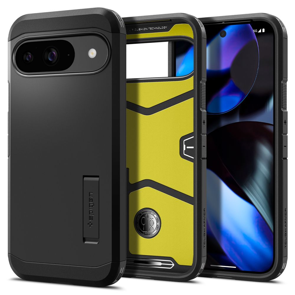 Pokrowiec etui Spigen Tough Armor czarne Google Pixel 9