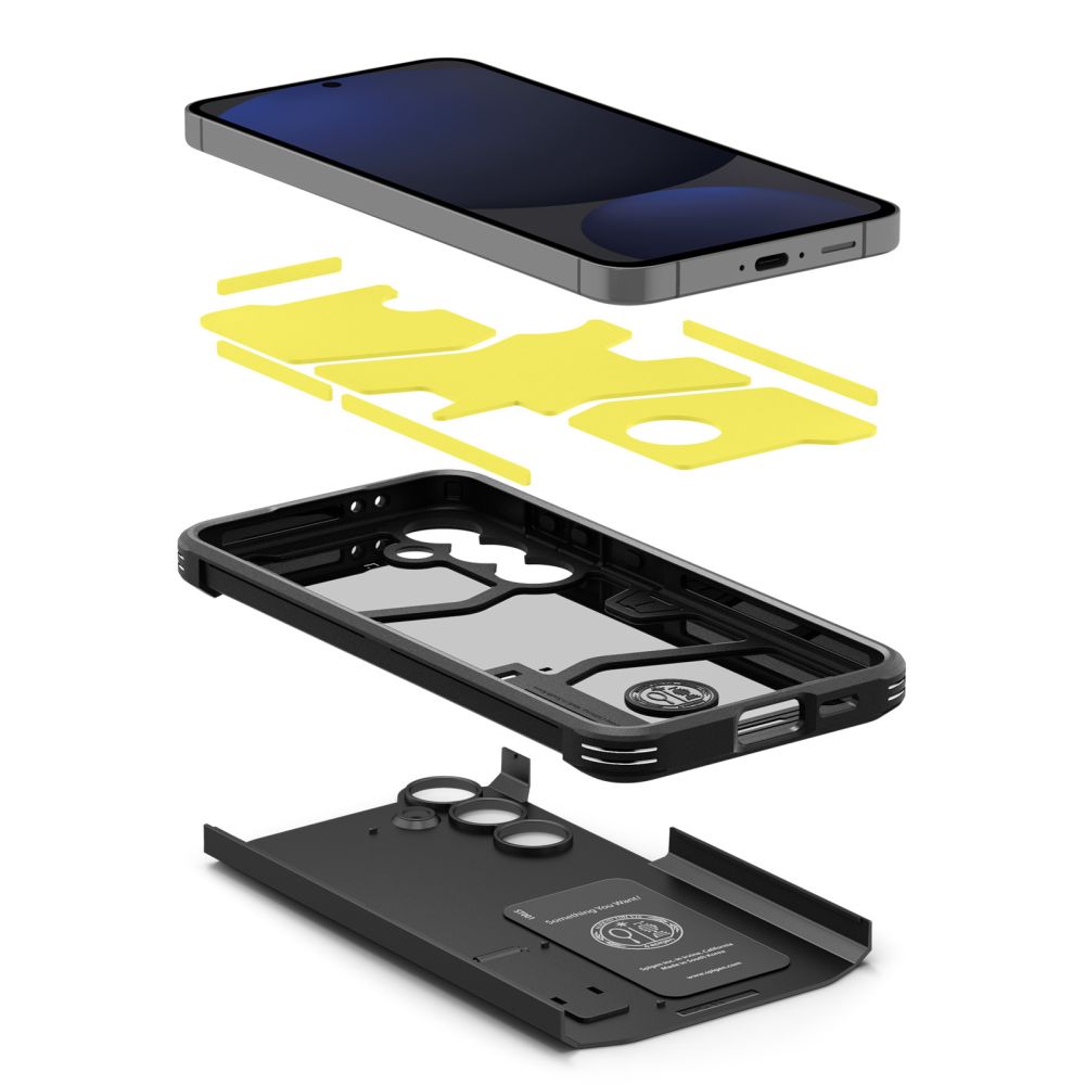 Pokrowiec etui Spigen Tough Armor czarne SAMSUNG Galaxy S24 FE / 6