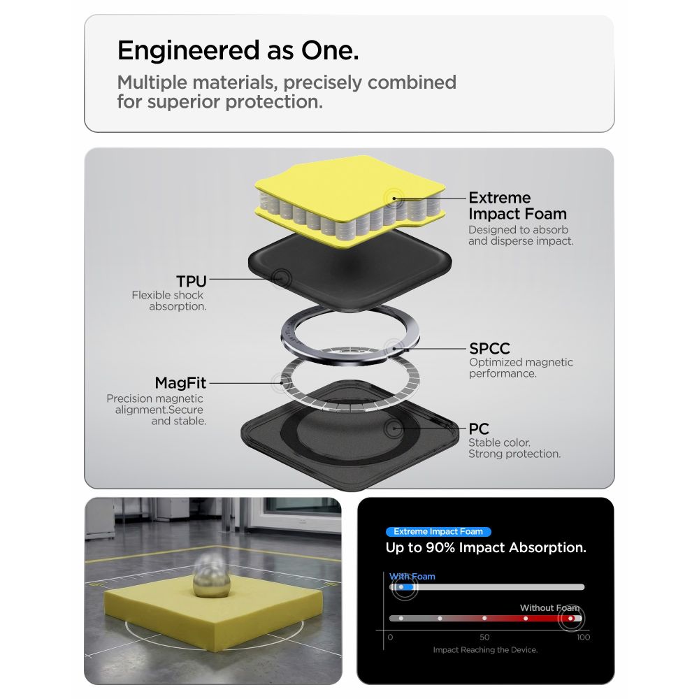 Pokrowiec etui Spigen Tough Armor Mag Magsafe Abyss zielone SAMSUNG Galaxy S26 Plus / 11