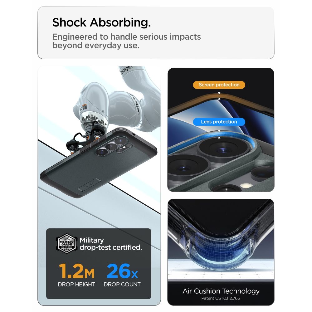 Pokrowiec etui Spigen Tough Armor Mag Magsafe Abyss zielone SAMSUNG Galaxy S26 Ultra / 11