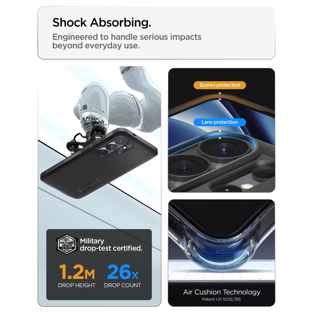 Pokrowiec etui Spigen Tough Armor Mag Magsafe czarne SAMSUNG Galaxy S26 Ultra / 11