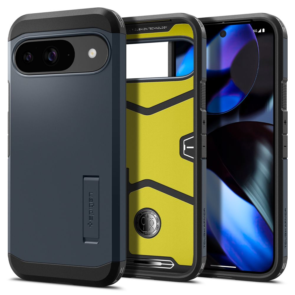 Pokrowiec etui Spigen Tough Armor Metal slate Google Pixel 9
