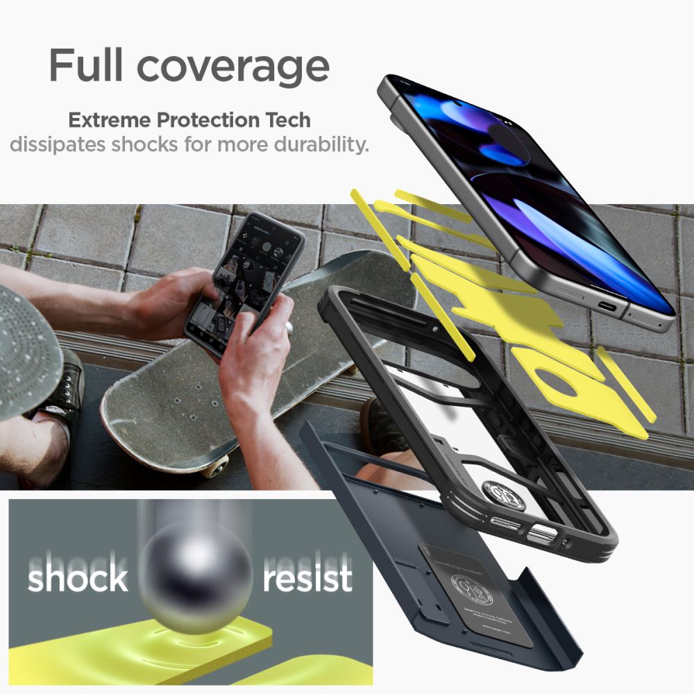 Pokrowiec etui Spigen Tough Armor Metal slate Google Pixel 9 / 12