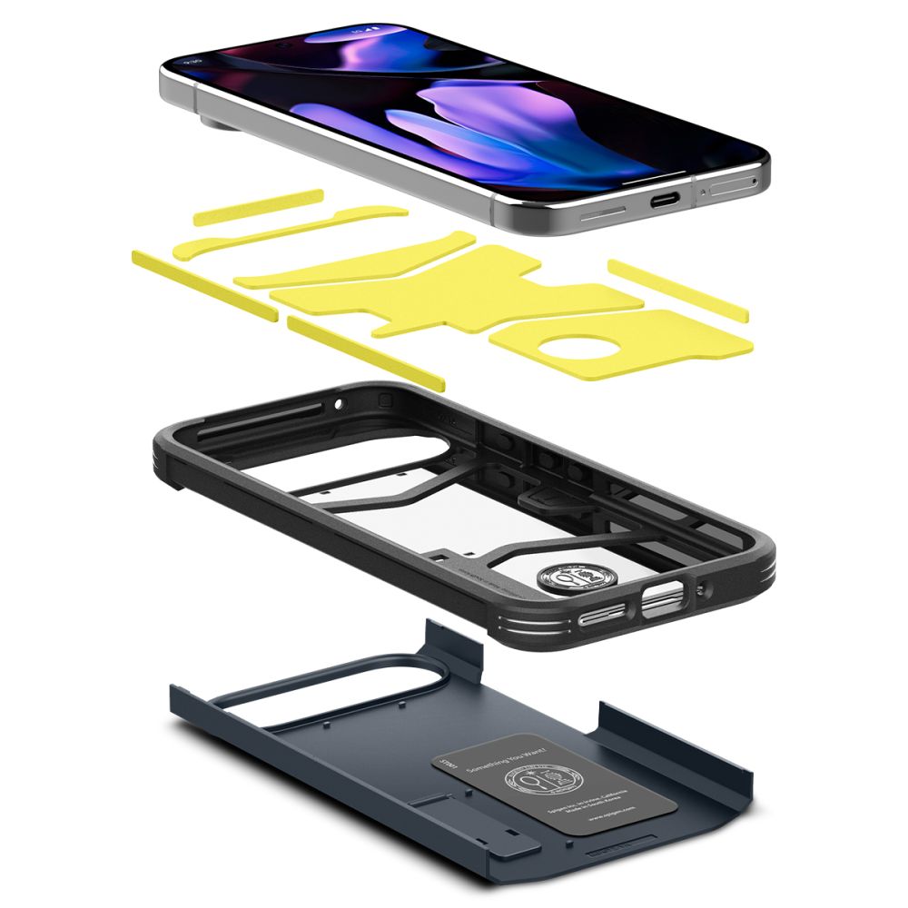 Pokrowiec etui Spigen Tough Armor Metal slate Google Pixel 9 / 6