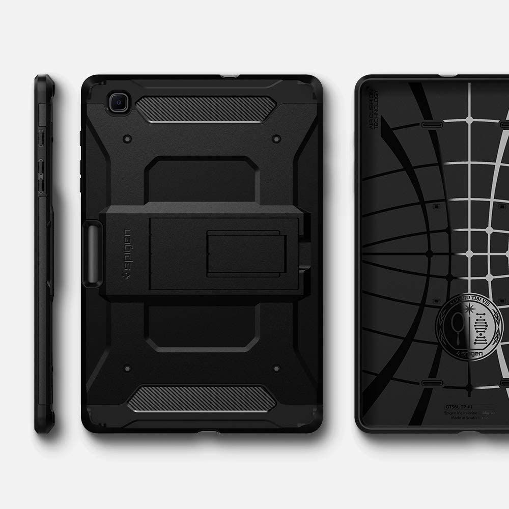 Pokrowiec etui Spigen Tough Armor Pro Czarne SAMSUNG Galaxy Tab S6 Lite 10.4 / 7