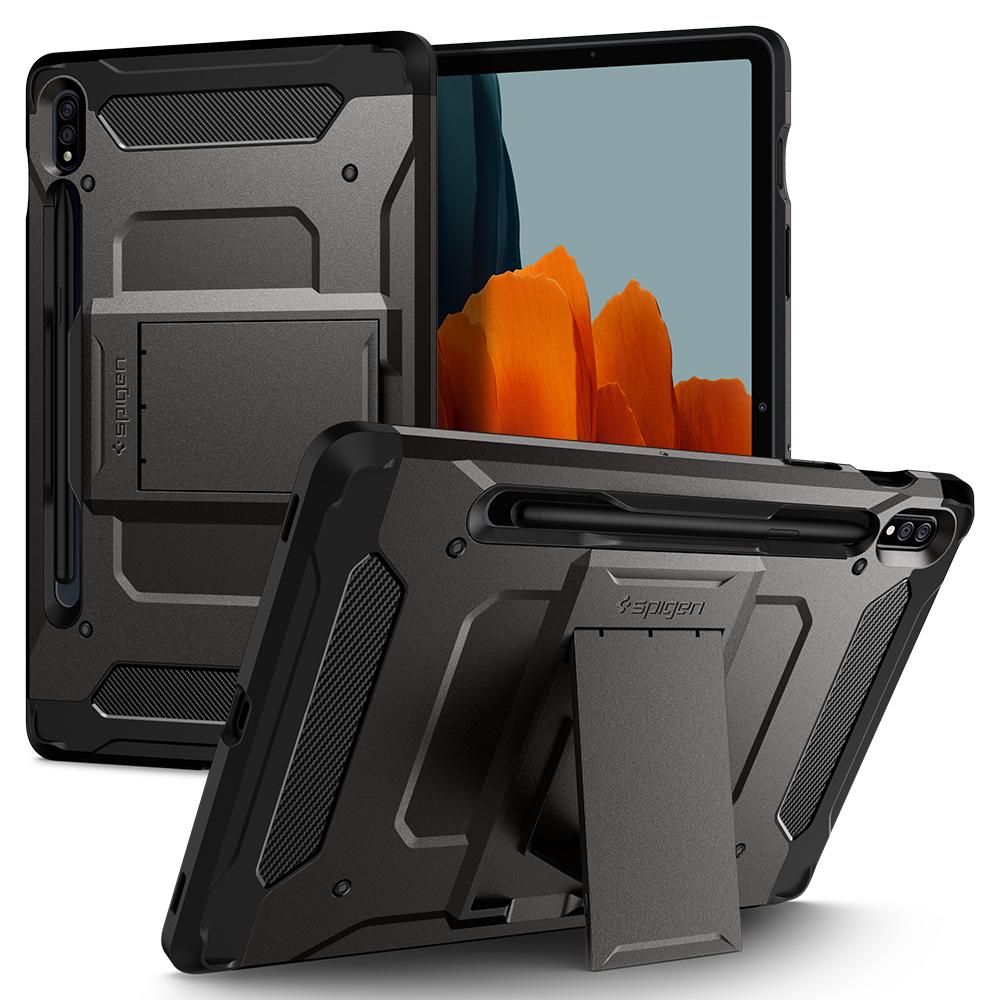 Pokrowiec etui Spigen Tough Armor Pro Gunmetal SAMSUNG Galaxy Tab S7 11.0