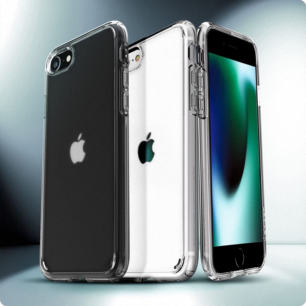 Pokrowiec etui Spigen Ultra Hybrid 2 Frost przeroczyste APPLE iPhone SE 2022 / 6