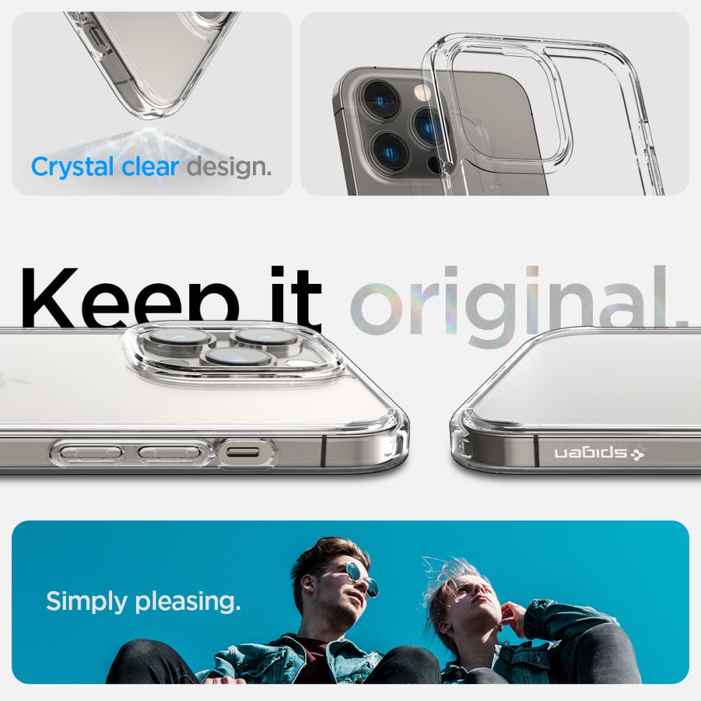 Pokrowiec etui Spigen Ultra Hybrid Crystal przeroczyste APPLE iPhone 14 Pro / 9