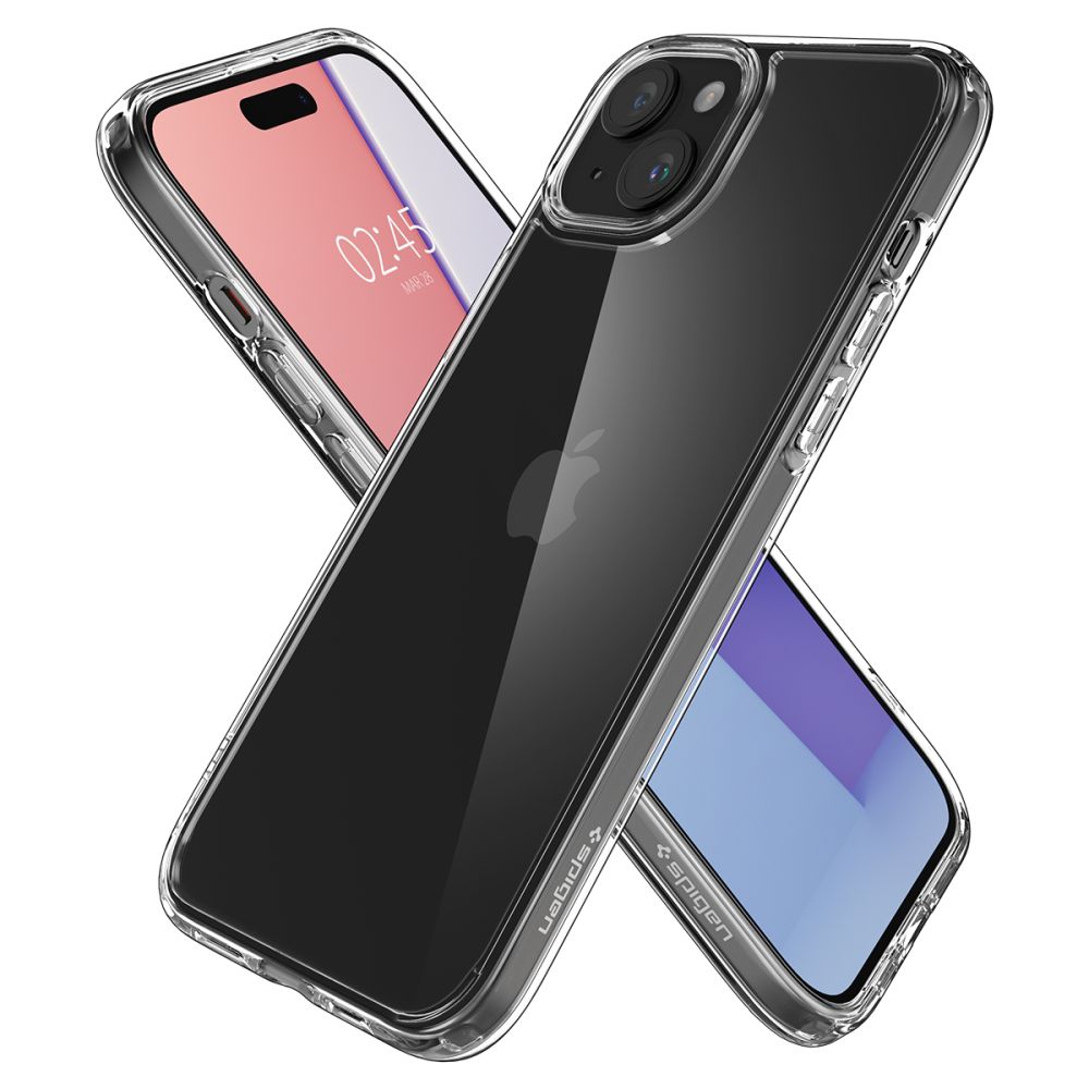 Pokrowiec etui Spigen Ultra Hybrid Crystal przeroczyste APPLE iPhone 15 / 7