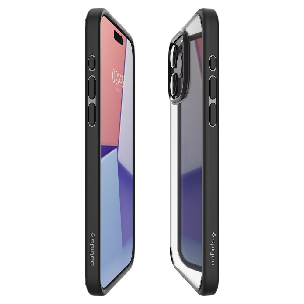 Pokrowiec etui Spigen Ultra Hybrid czarne APPLE iPhone 15 Pro Max / 9