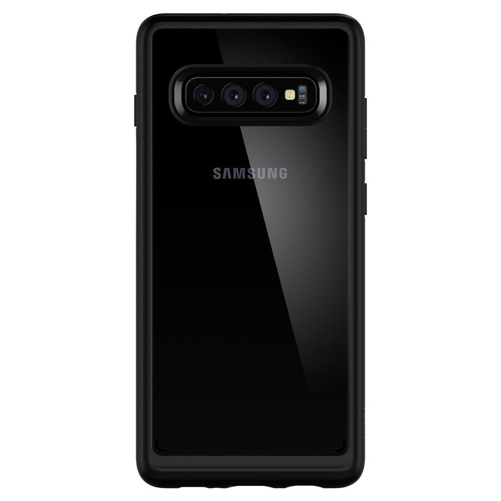 Pokrowiec etui Spigen Ultra Hybrid Czarne SAMSUNG Galaxy S10 / 4