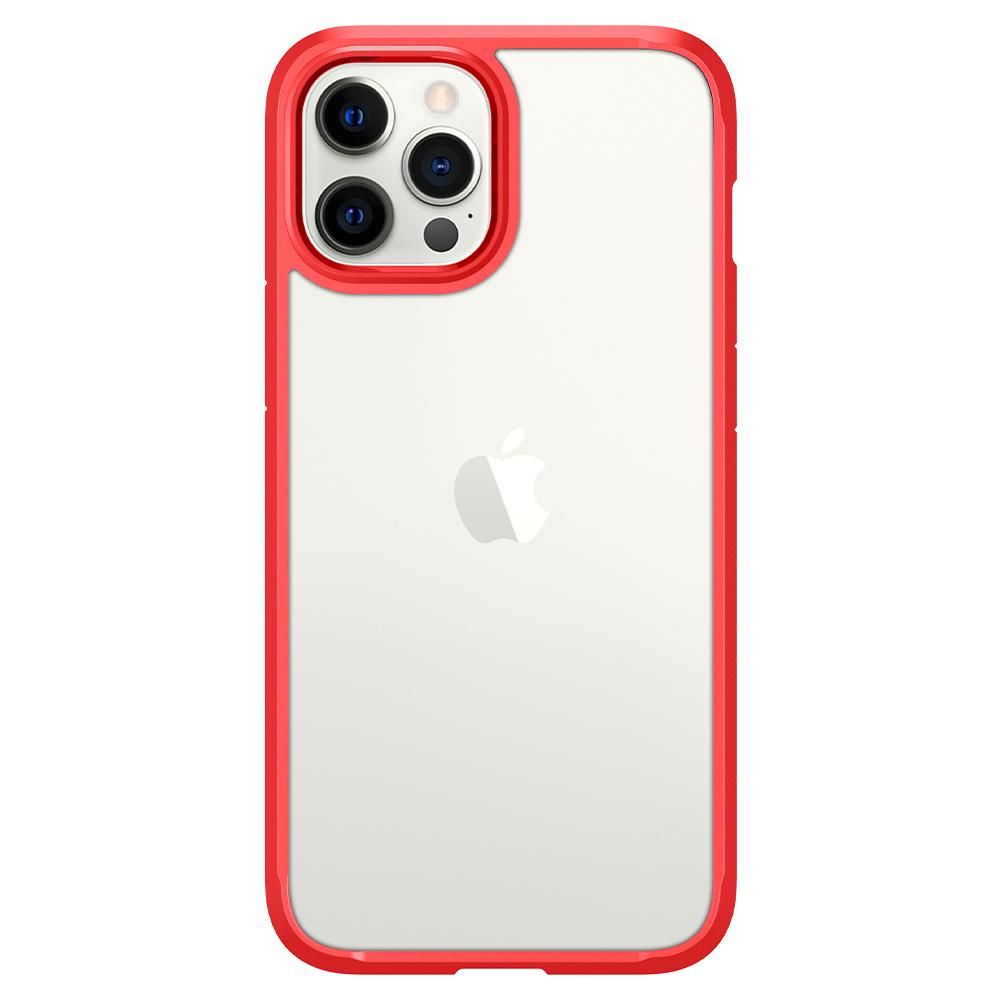 Pokrowiec etui Spigen Ultra Hybrid czerwone APPLE iPhone 12 / 2