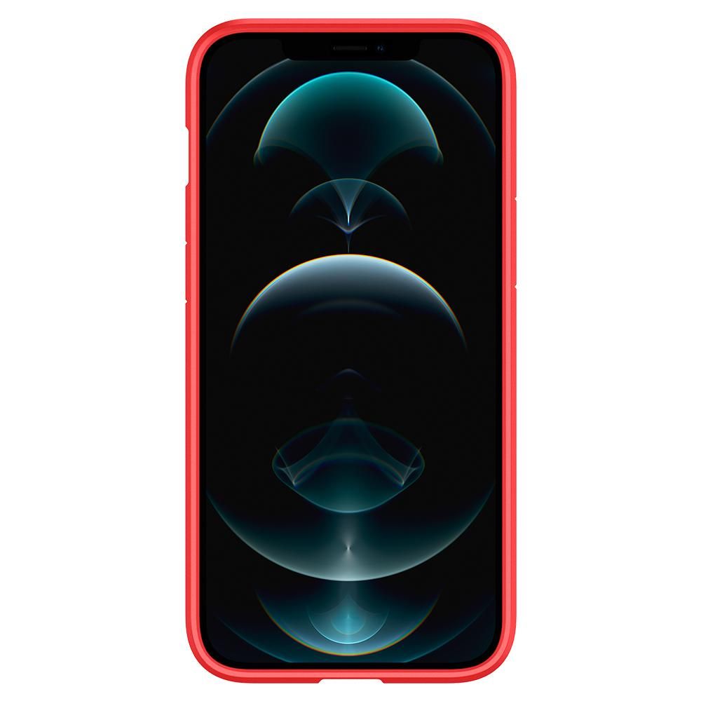 Pokrowiec etui Spigen Ultra Hybrid czerwone APPLE iPhone 12 / 3