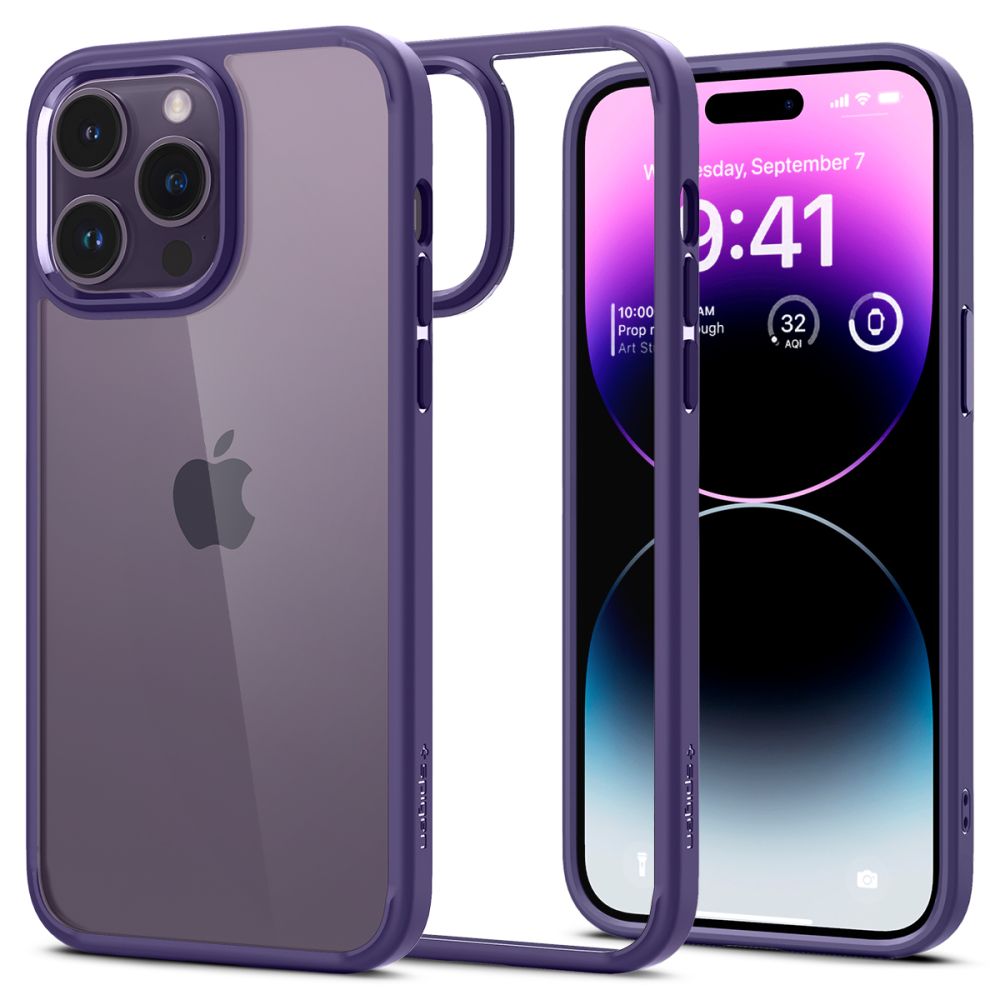 Pokrowiec etui Spigen Ultra Hybrid Deep purple APPLE iPhone 14 Pro