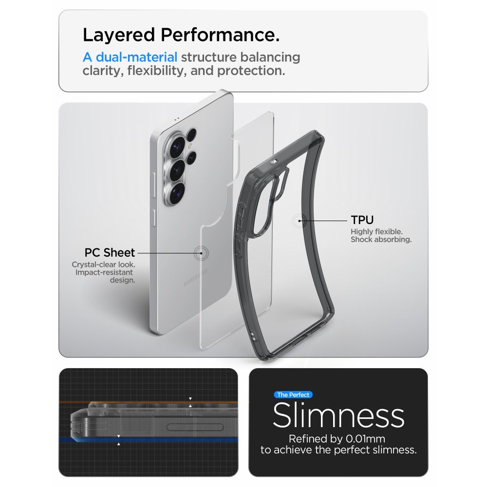 Pokrowiec etui Spigen Ultra Hybrid Space crystal SAMSUNG Galaxy S26 Ultra / 8