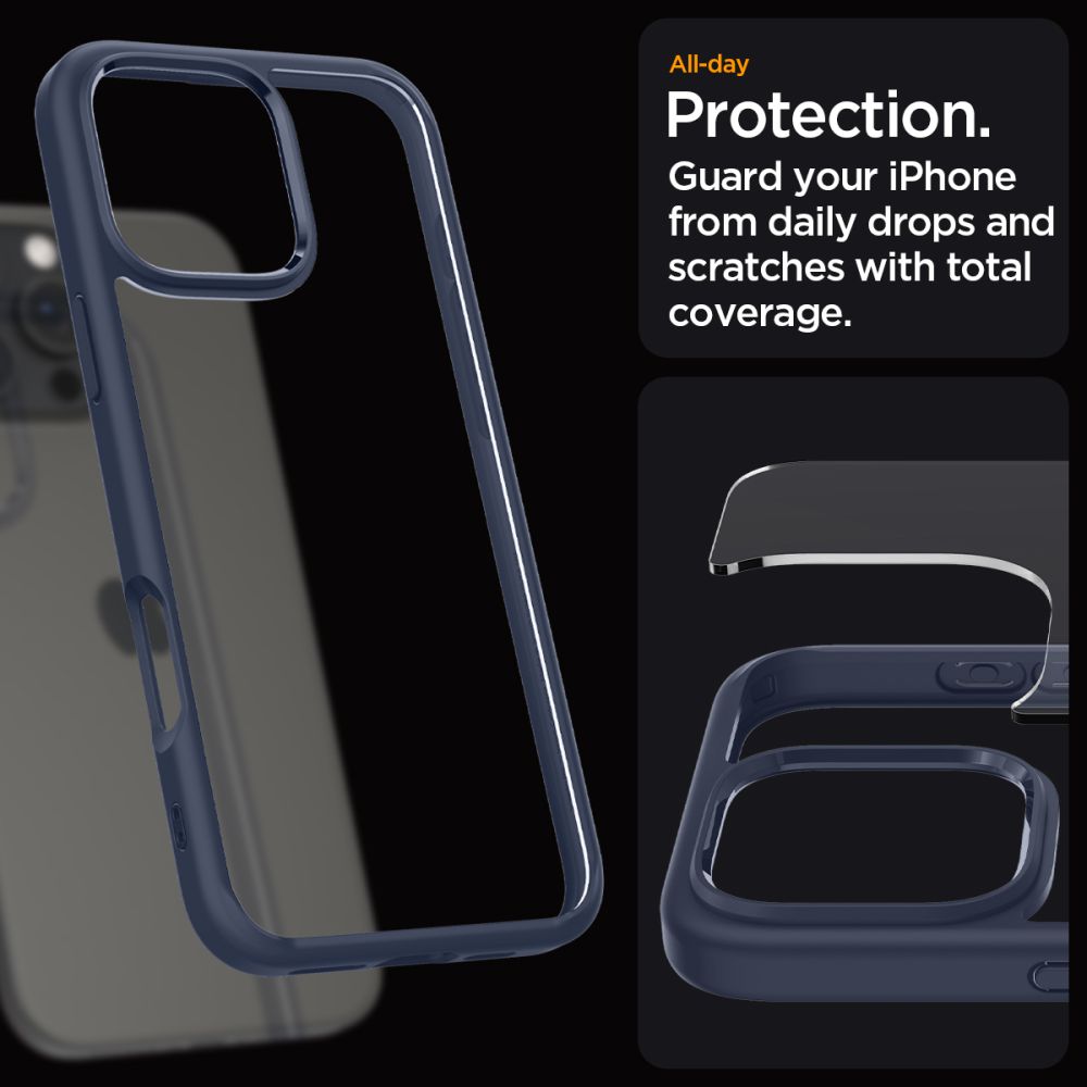 Pokrowiec etui Spigen Ultra Hybrid granatowe APPLE iPhone 16 Pro Max / 11