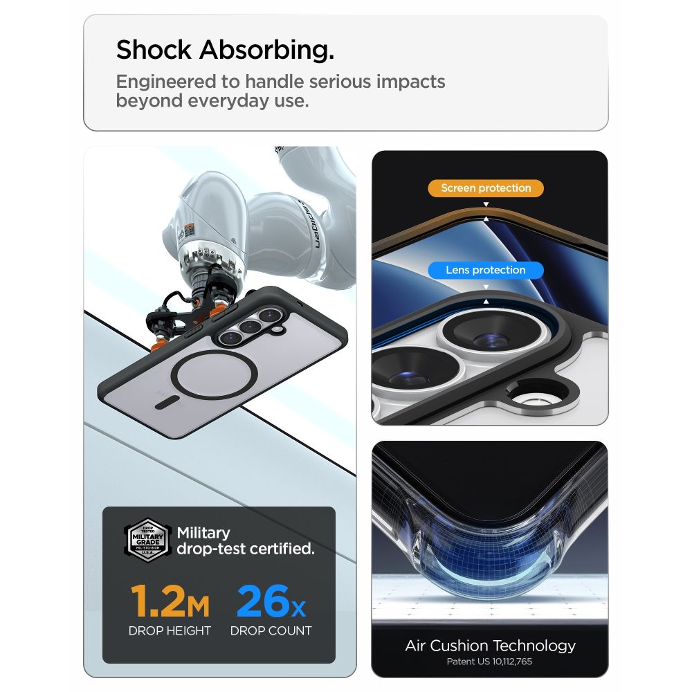 Pokrowiec etui Spigen Ultra Hybrid Mag Magsafe czarne SAMSUNG Galaxy S26 Plus / 10