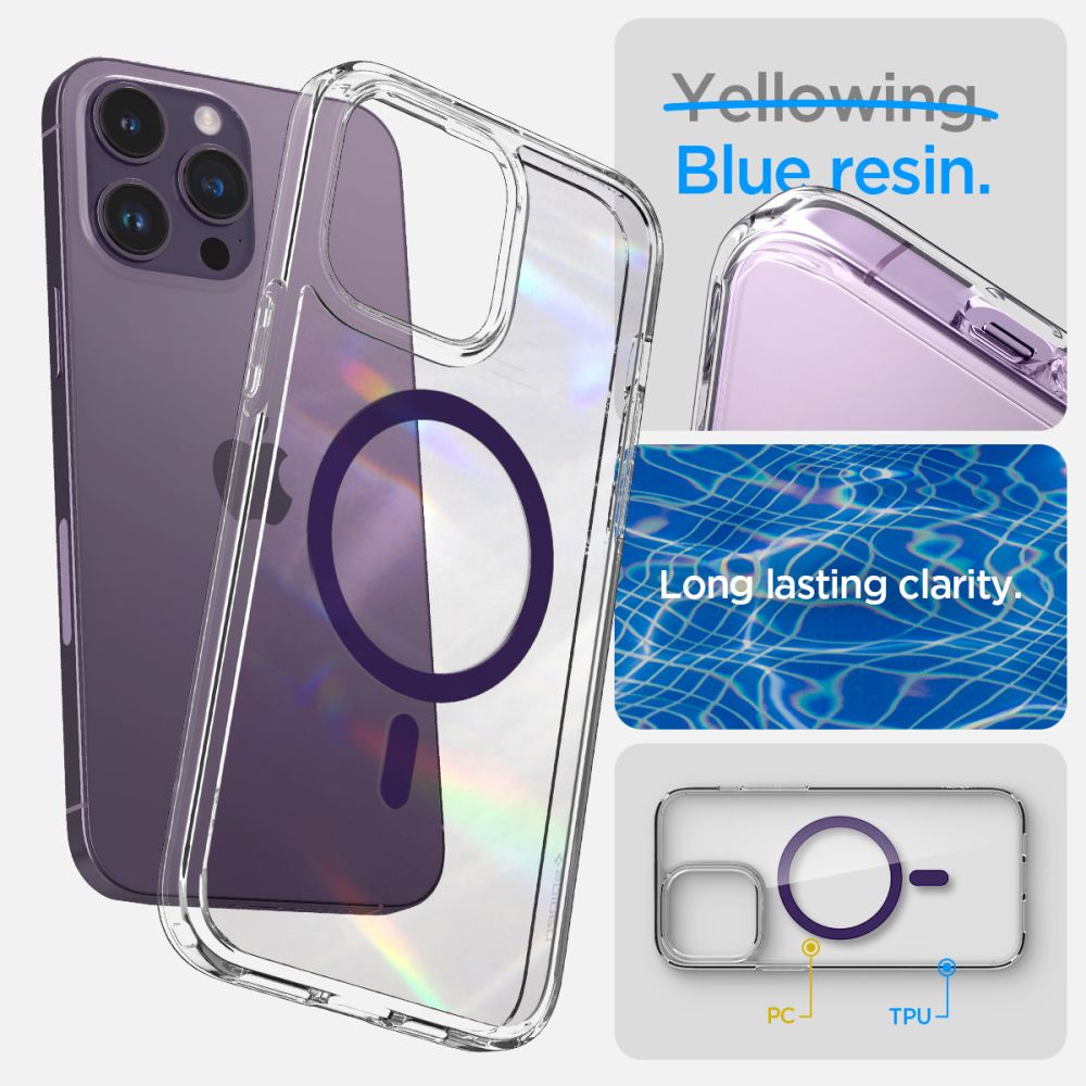 Pokrowiec etui Spigen Ultra Hybrid Mag Magsafe Deep purple APPLE iPhone 14 Pro / 10