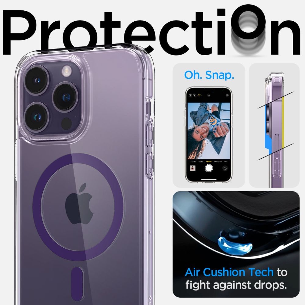 Pokrowiec etui Spigen Ultra Hybrid Mag Magsafe Deep purple APPLE iPhone 14 Pro / 11