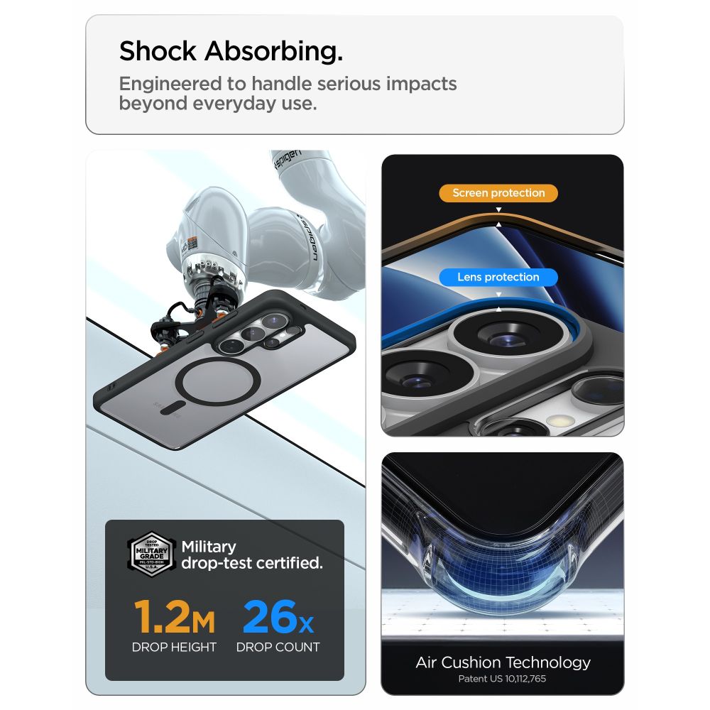 Pokrowiec etui Spigen Ultra Hybrid Mag Magsafe czarne SAMSUNG Galaxy S26 Ultra / 11