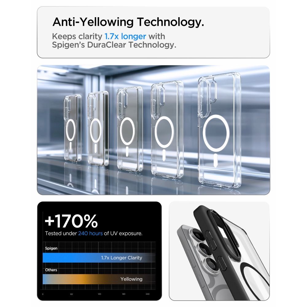 Pokrowiec etui Spigen Ultra Hybrid Mag Magsafe czarne SAMSUNG Galaxy S26 Ultra / 8