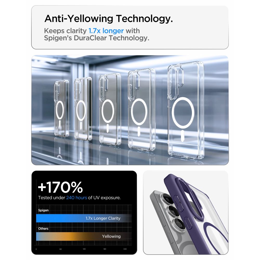 Pokrowiec etui Spigen Ultra Hybrid Mag Magsafe Deep purple SAMSUNG Galaxy S26 Ultra / 8