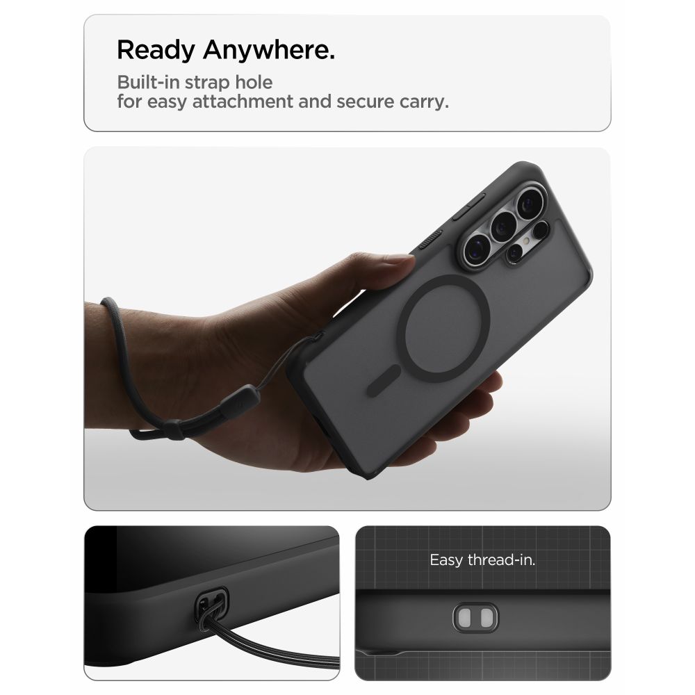 Pokrowiec etui Spigen Ultra Hybrid Mag Magsafe Frost czarne SAMSUNG Galaxy S26 Ultra / 12