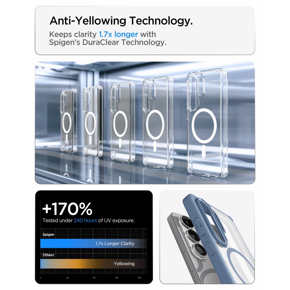 Pokrowiec etui Spigen Ultra Hybrid Mag Magsafe Light niebieskie SAMSUNG Galaxy S26 Ultra / 8