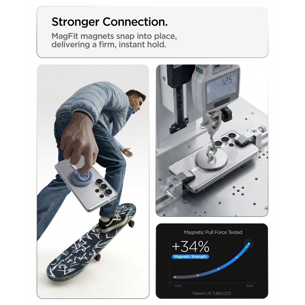 Pokrowiec etui Spigen Ultra Hybrid Mag Magsafe prze�roczyste SAMSUNG Galaxy S26 Ultra / 10