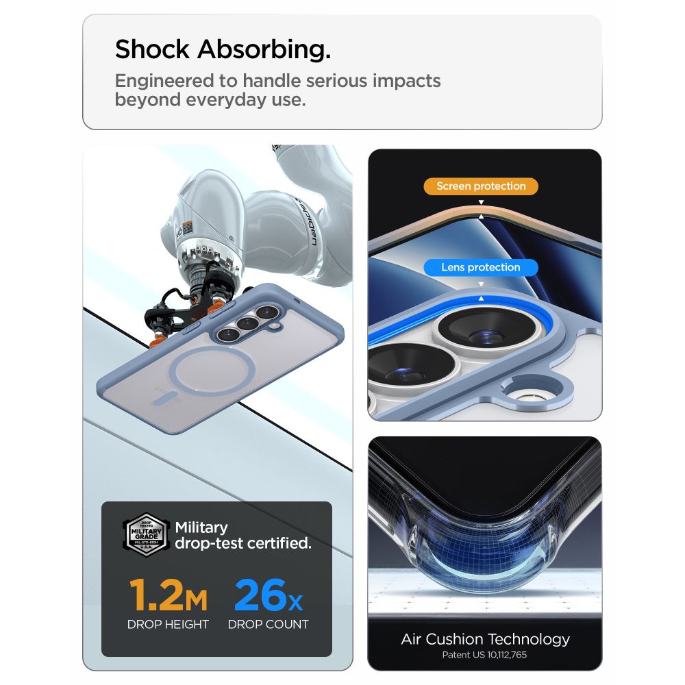 Pokrowiec etui Spigen Ultra Hybrid Mag Magsafe niebieskie SAMSUNG Galaxy S26 Plus / 10