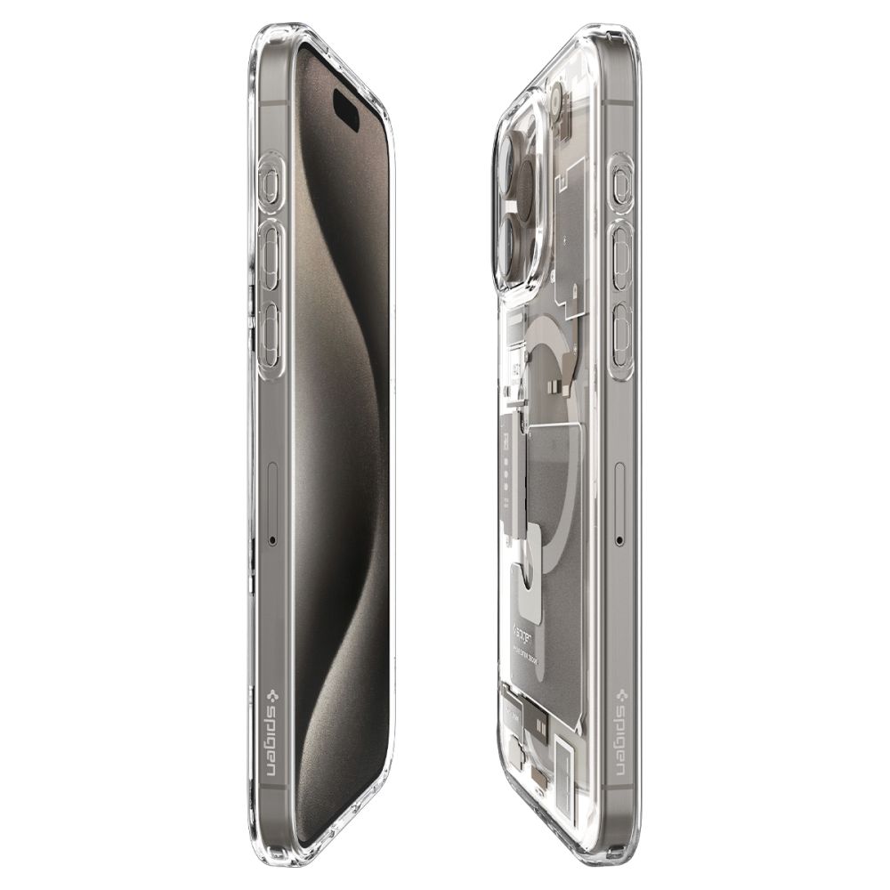 Pokrowiec etui Spigen Ultra Hybrid Mag Magsafe Zero One Natural titanium APPLE iPhone 15 Pro / 8