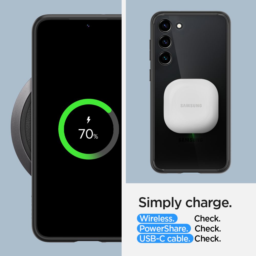 Pokrowiec etui Spigen Ultra Hybrid Plus czarne SAMSUNG Galaxy S23 Plus / 11 Pokrowiec etui Spigen Ultra Hybrid Plus czarne SAMSUNG Galaxy S23 Plus / 11