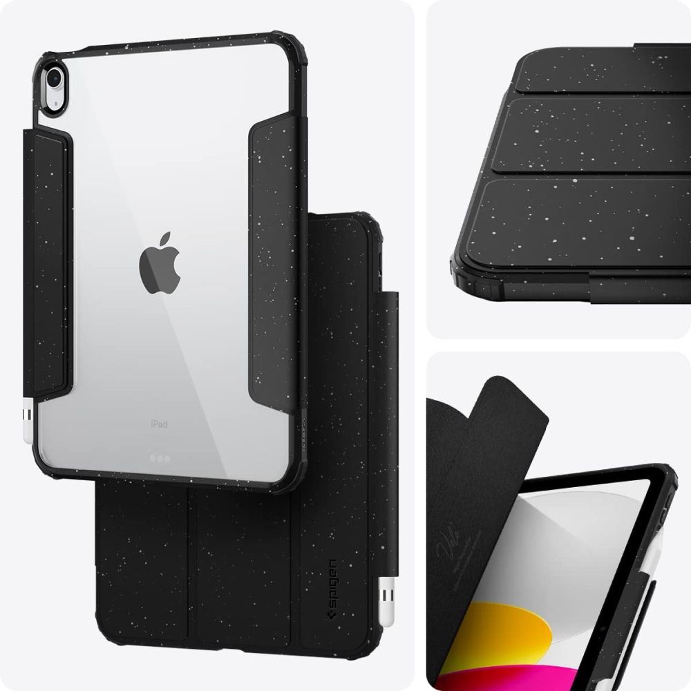 Pokrowiec etui Spigen Ultra Hybrid Pro Speckled grey APPLE iPad 10.9 2022 / 2